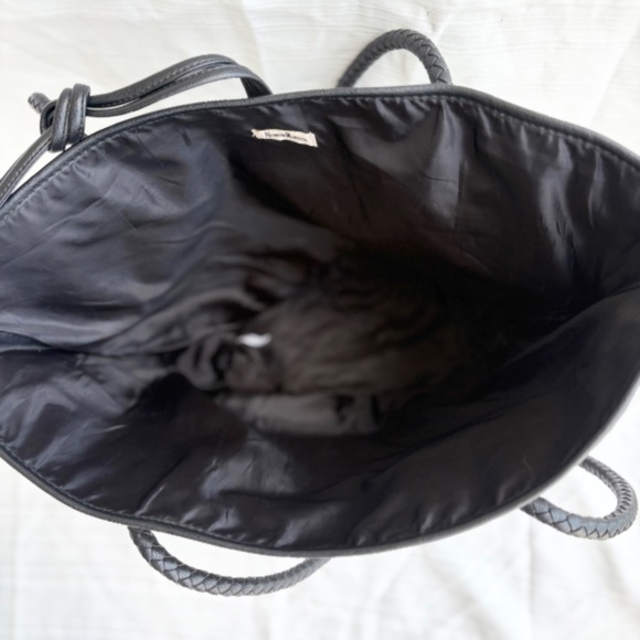 Neiman Marcus Large Bucket StrawTote Bag Boho - Picture 5 of 9